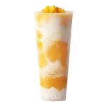 HeyTea Coconut Mango Boom HeyTea Coconut Mango Boom with fresh mango, sago, and coconut milk