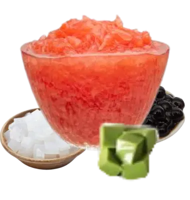 HeyTea topping options including brown sugar bobo, cheese cloud and coconut milk jelly