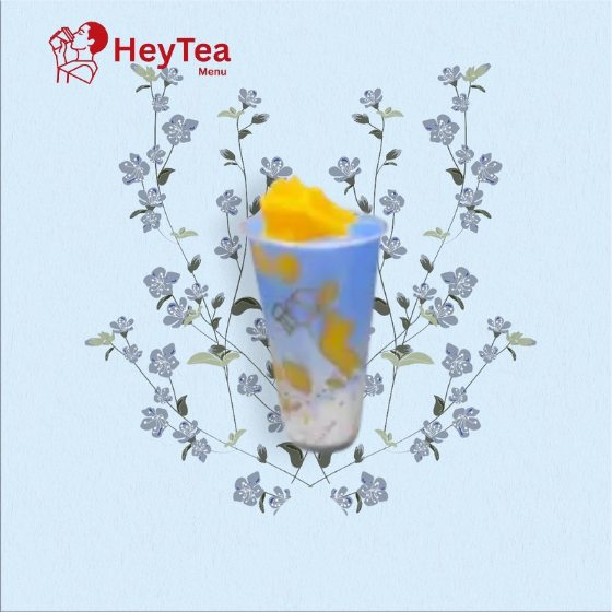 Heytea Coconut Mango Blue 1