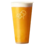 HeyTea Cloud Mango with fresh mango chunks and cheese cloud topping
