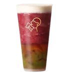 HeyTea Fluffy Cloud Crisp Grape with hand-prepared grapes and cheese cloud
