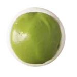 HeyTea Matcha Cloud topping stirred daily for dense matcha flavor and creamy finish