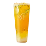 HeyTea Passion Fruit Blast with fresh lime, passion fruit, and jasmine green tea