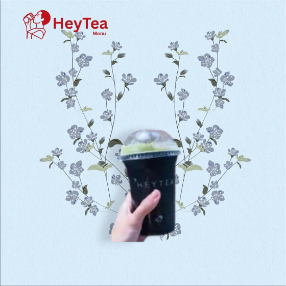 China Heytea Mangolia Latte 1