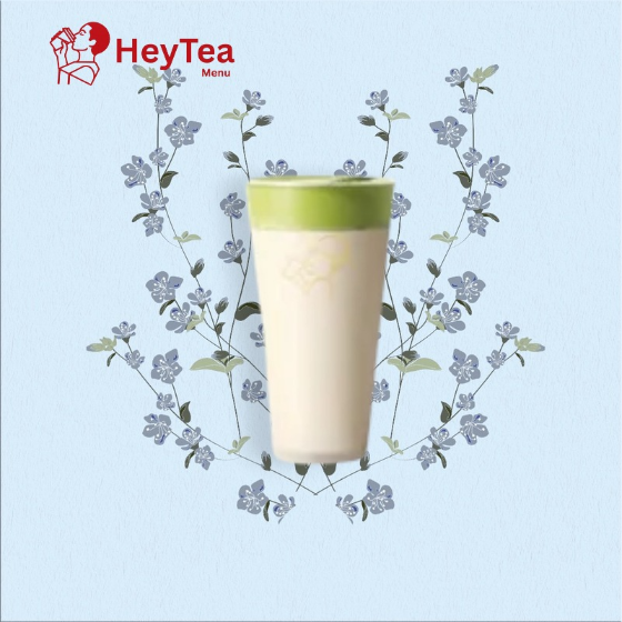 heytea matcha cloud jasmine latte menu